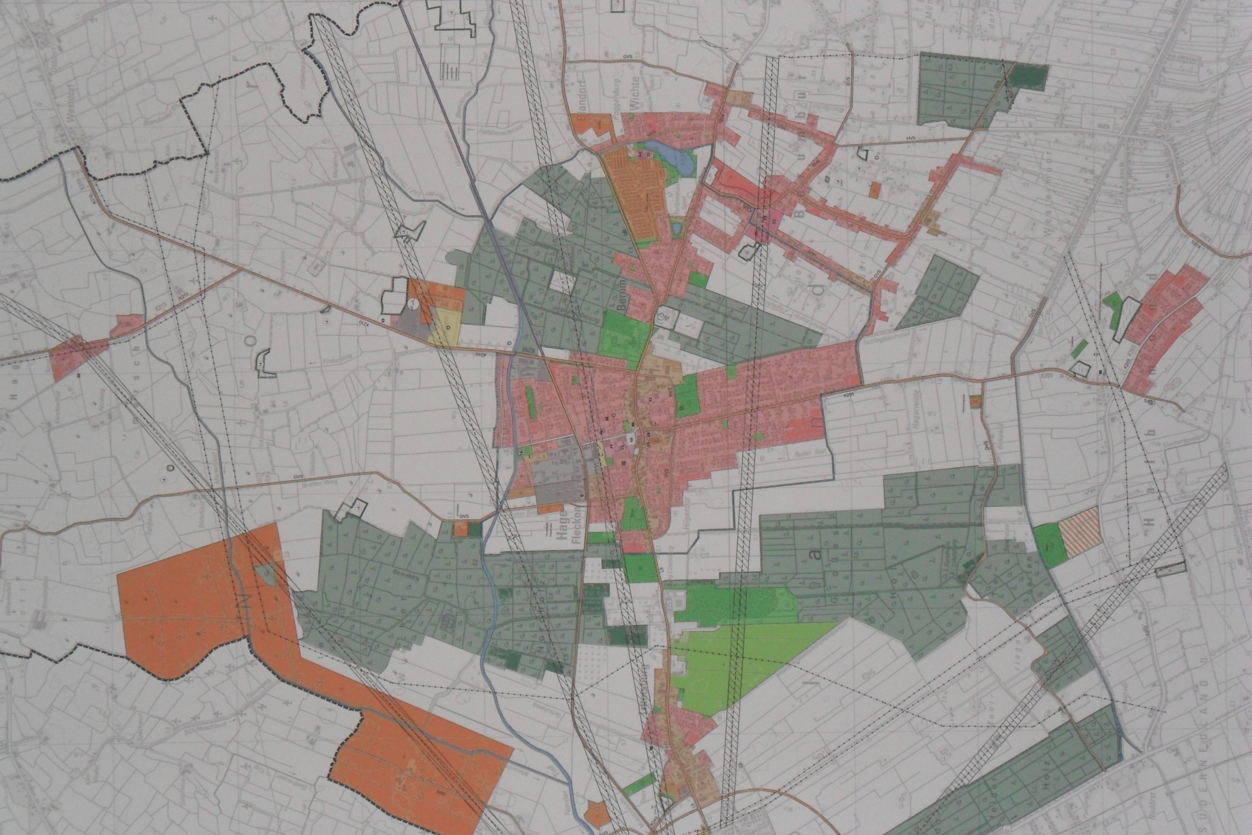 Flächennutzungsplan von der Samtgemeinde Hage